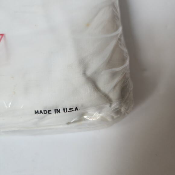 Vintage NOS St. Mary's Full Flat Sheet White Fine Combed Percale 81" x 108" USA - Picture 4 of 5